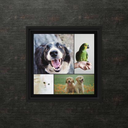 Custom Framed Canvas Photo Grid