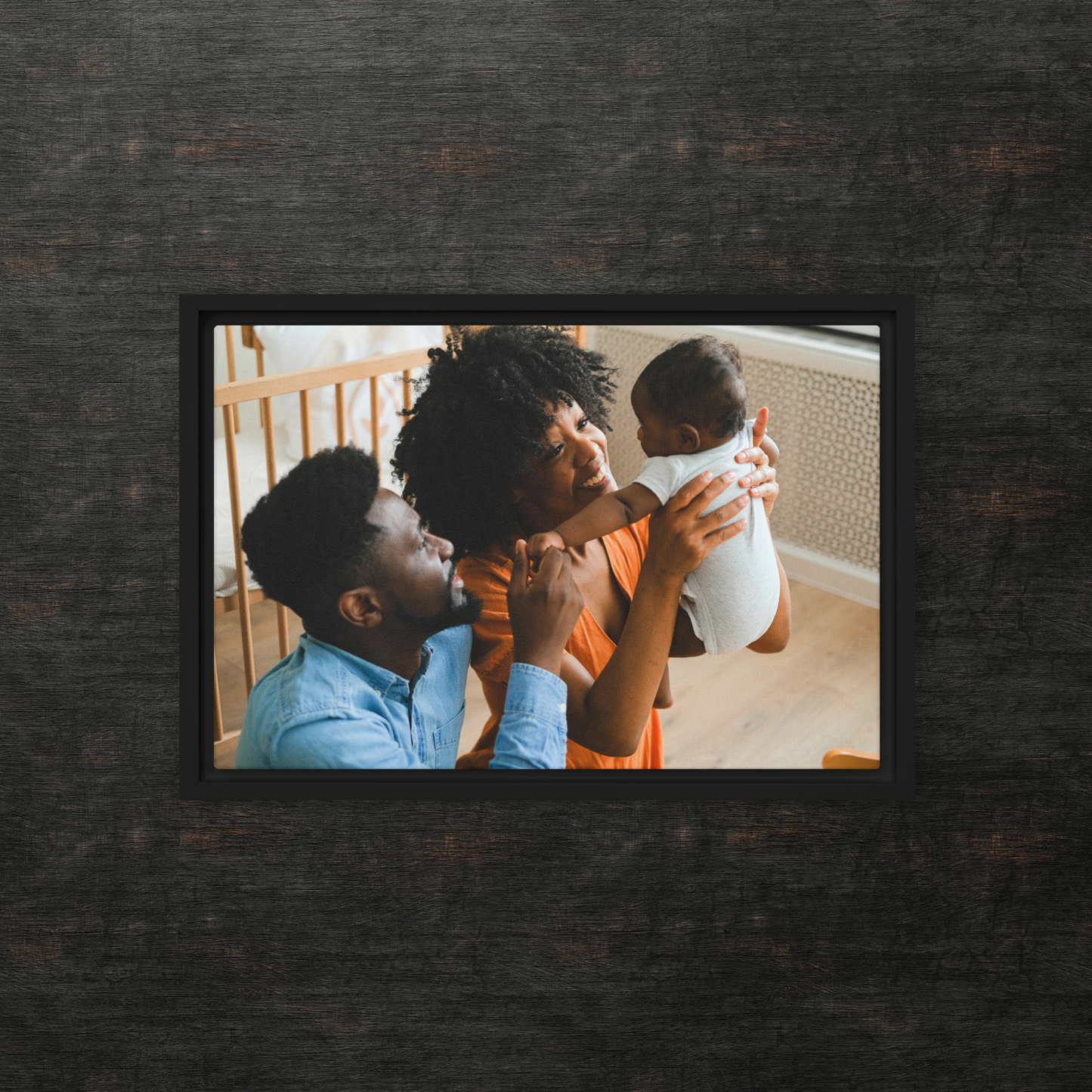 Custom Framed Canvas Single Photo