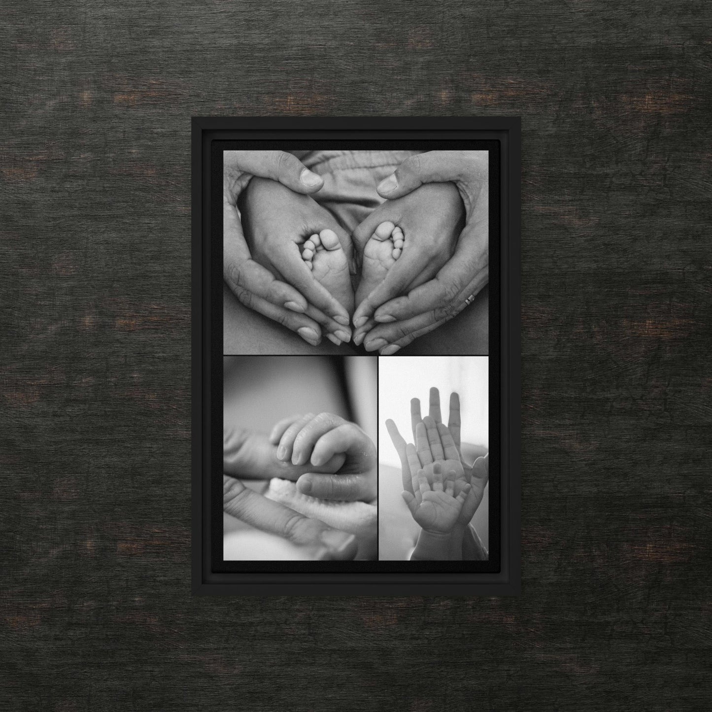 Custom Framed Canvas Photo Grid