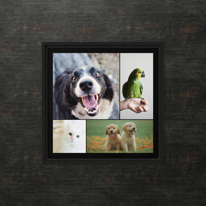 Custom Framed Canvas Photo Grid