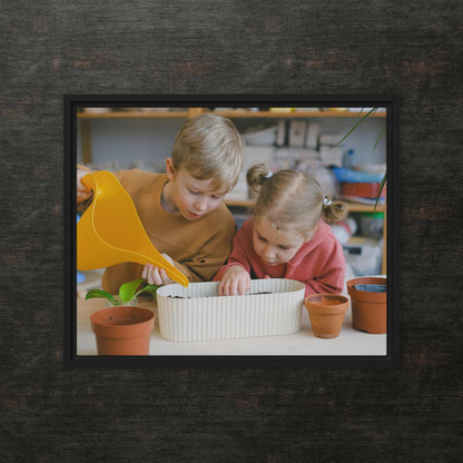 Custom Framed Canvas Single Photo