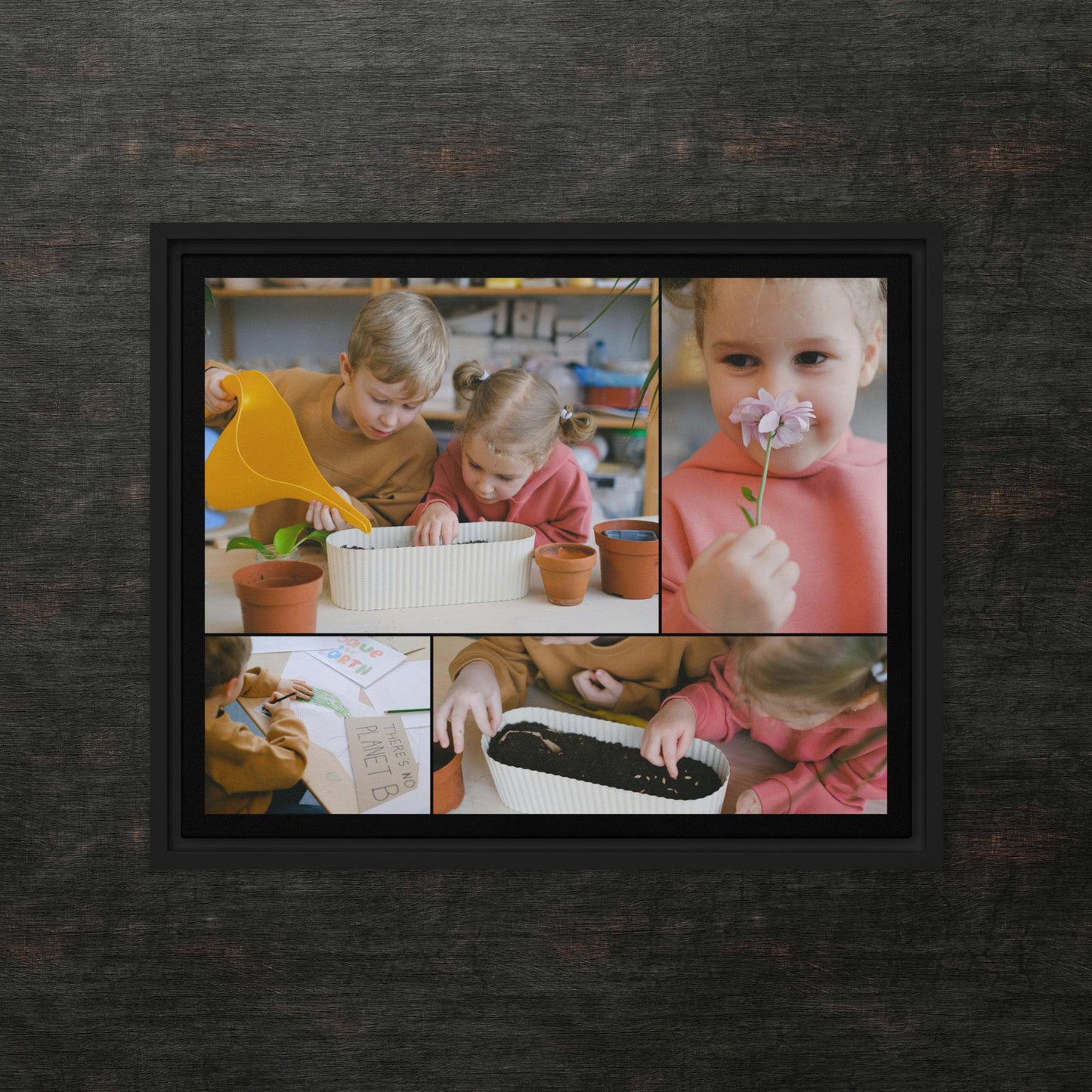 Custom Framed Canvas Photo Grid