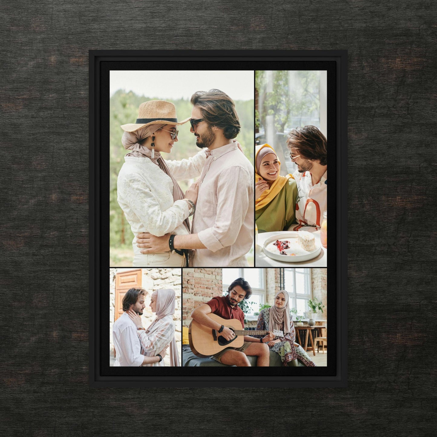 Custom Framed Canvas Photo Grid
