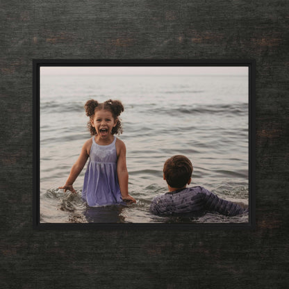 Custom Framed Canvas Single Photo
