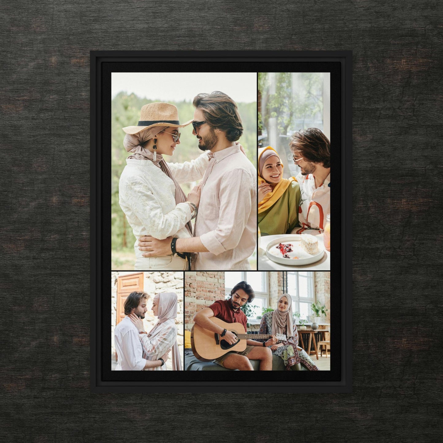 Custom Framed Canvas Photo Grid