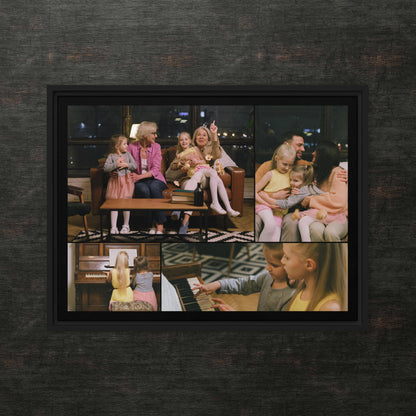 Custom Framed Canvas Photo Grid