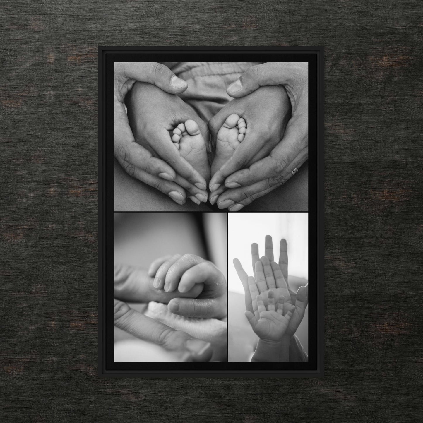 Custom Framed Canvas Photo Grid