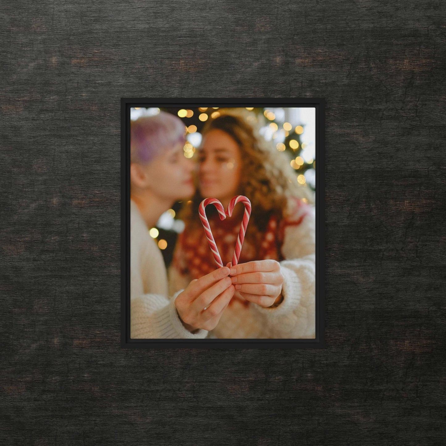 Custom Framed Canvas Single Photo