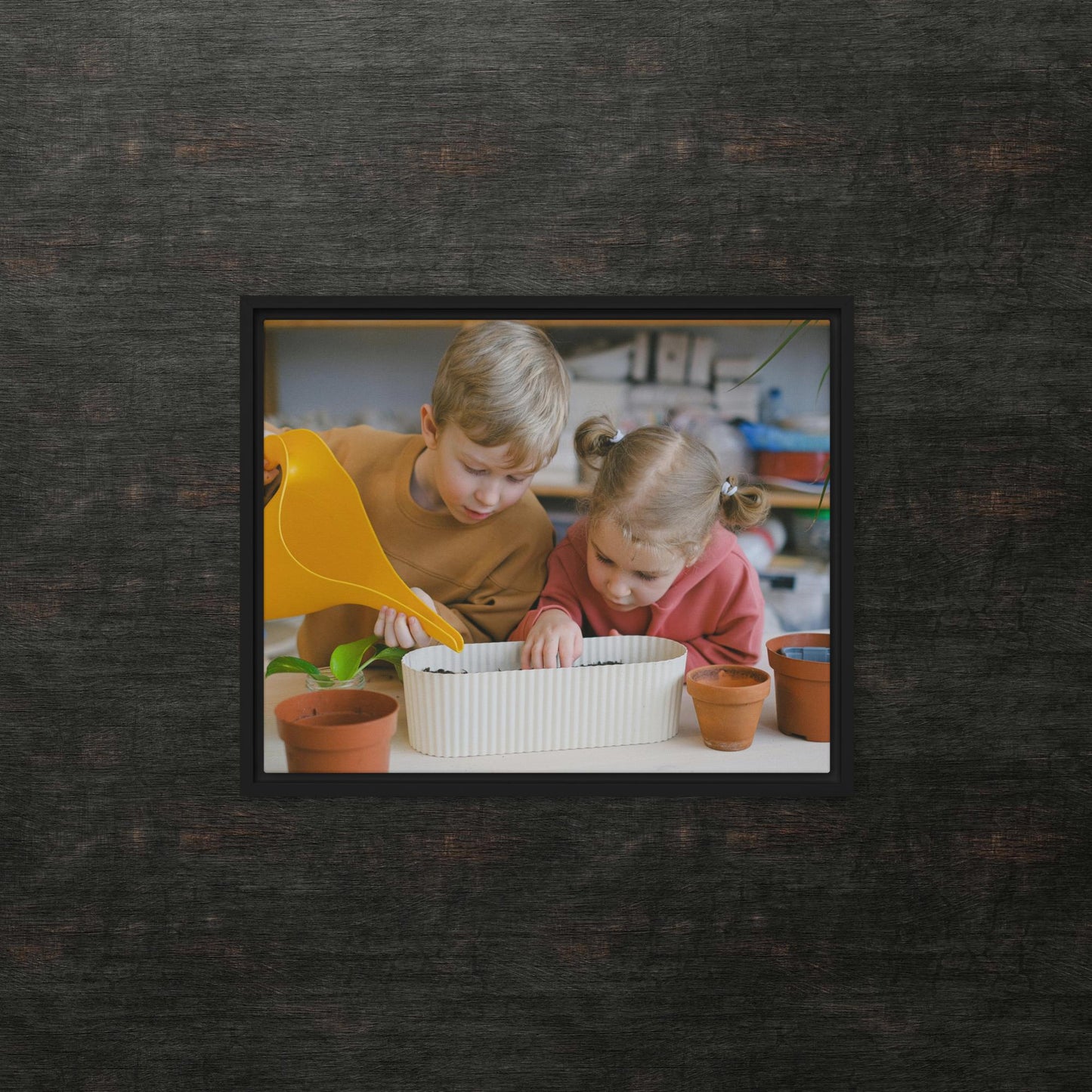 Custom Framed Canvas Single Photo