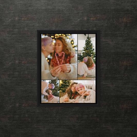 Custom Framed Canvas Photo Grid
