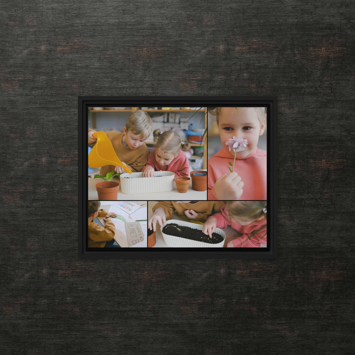 Custom Framed Canvas Photo Grid