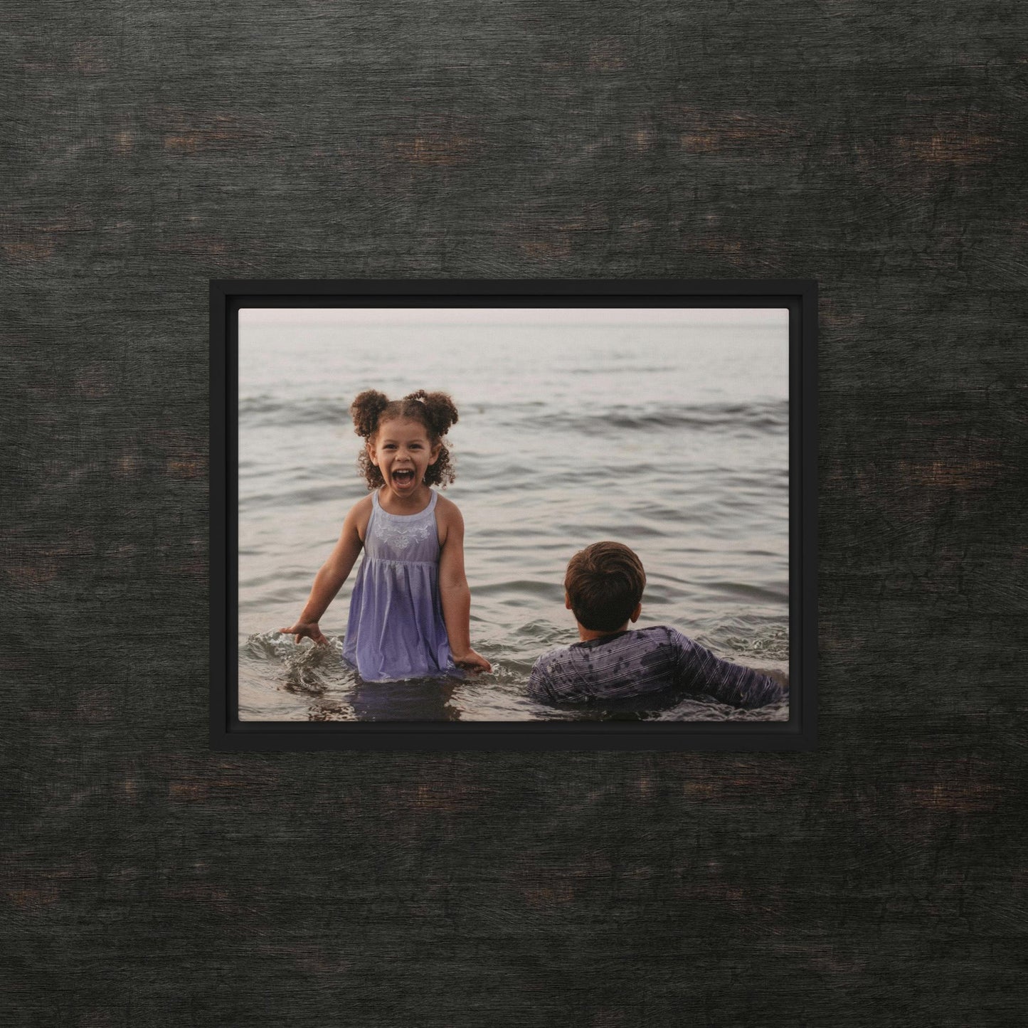 Custom Framed Canvas Single Photo