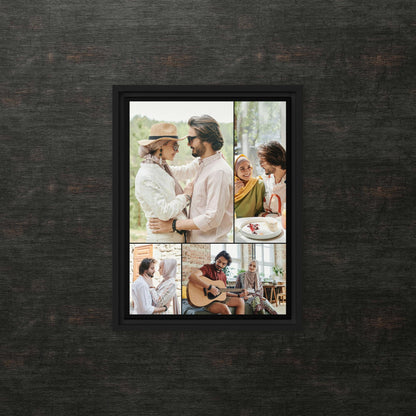 Custom Framed Canvas Photo Grid