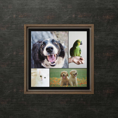 Custom Framed Canvas Photo Grid