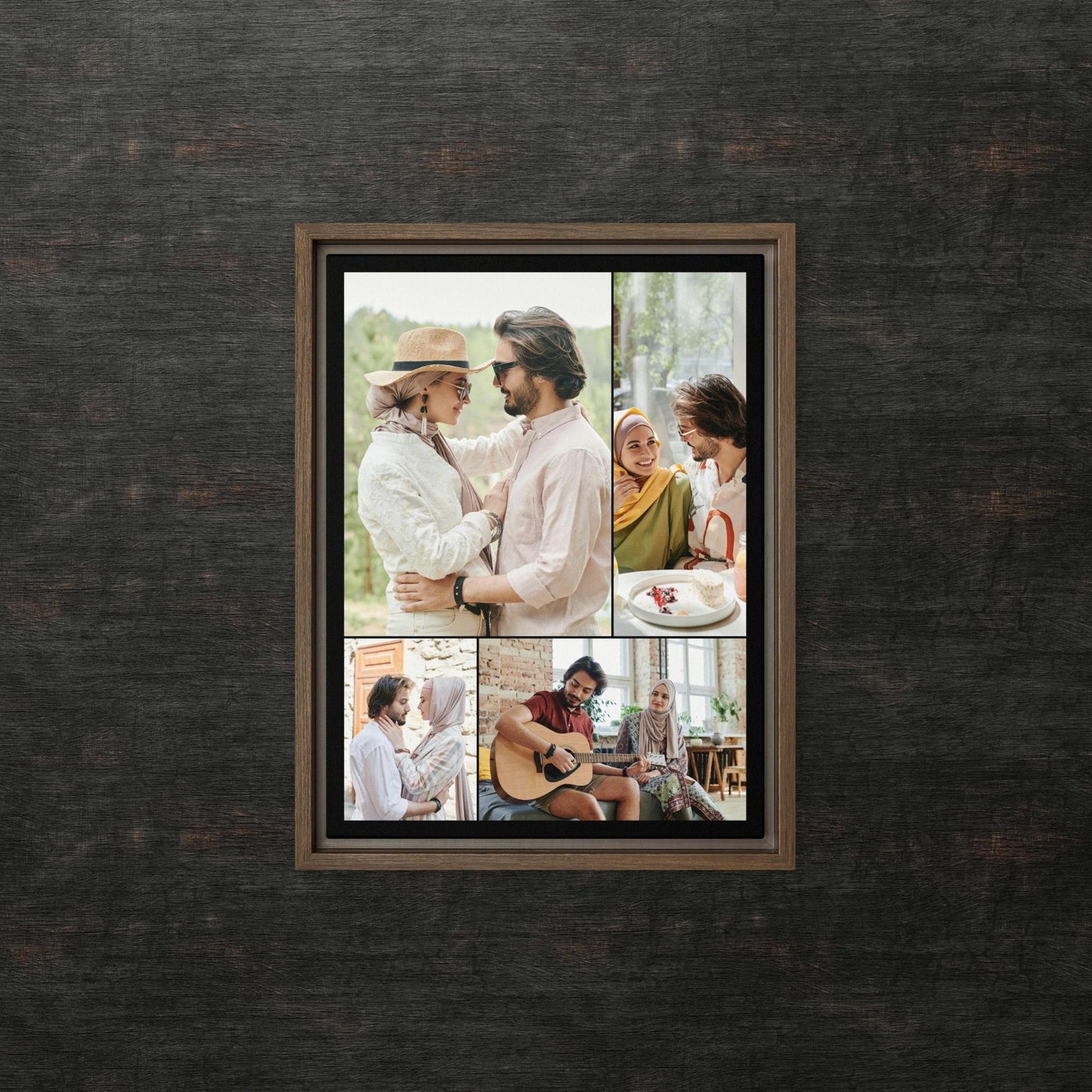 Custom Framed Canvas Photo Grid