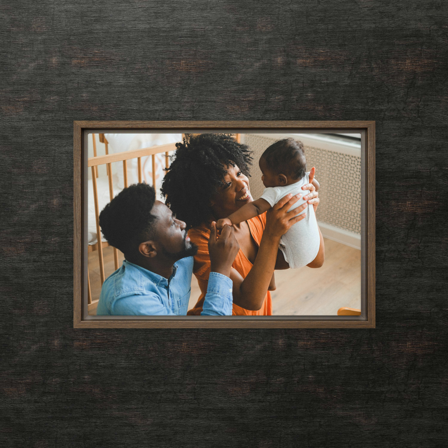 Custom Framed Canvas Single Photo