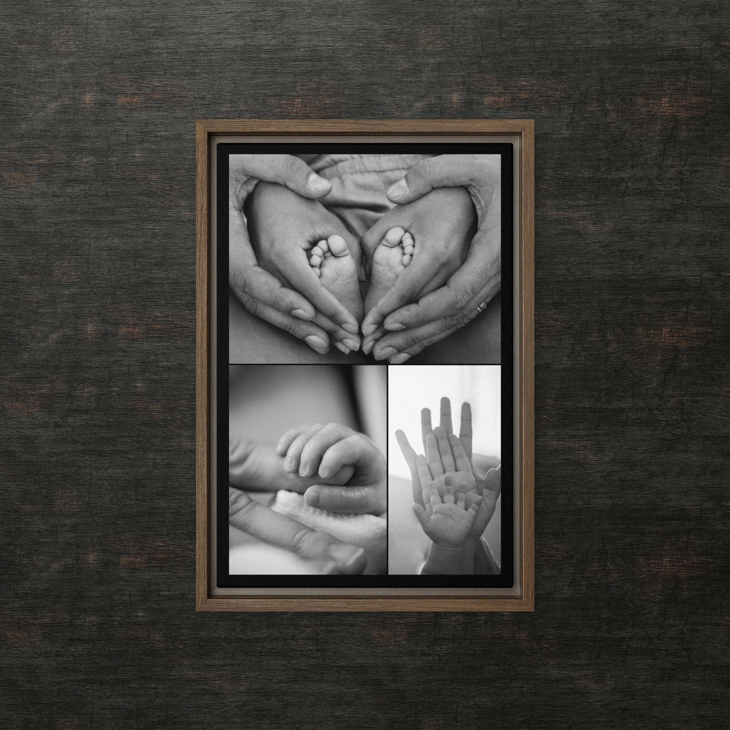 Custom Framed Canvas Photo Grid