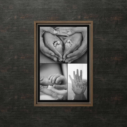 Custom Framed Canvas Photo Grid