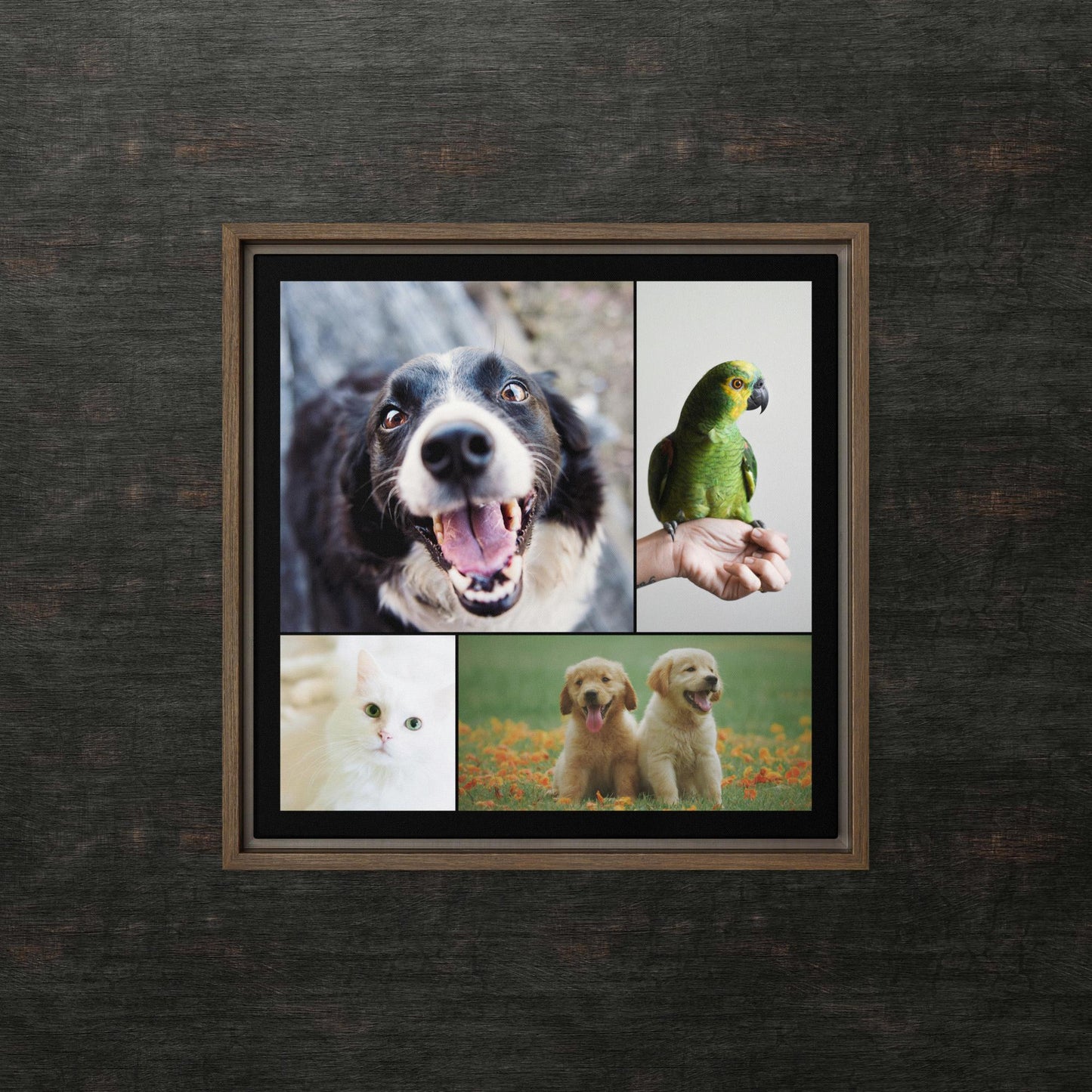 Custom Framed Canvas Photo Grid