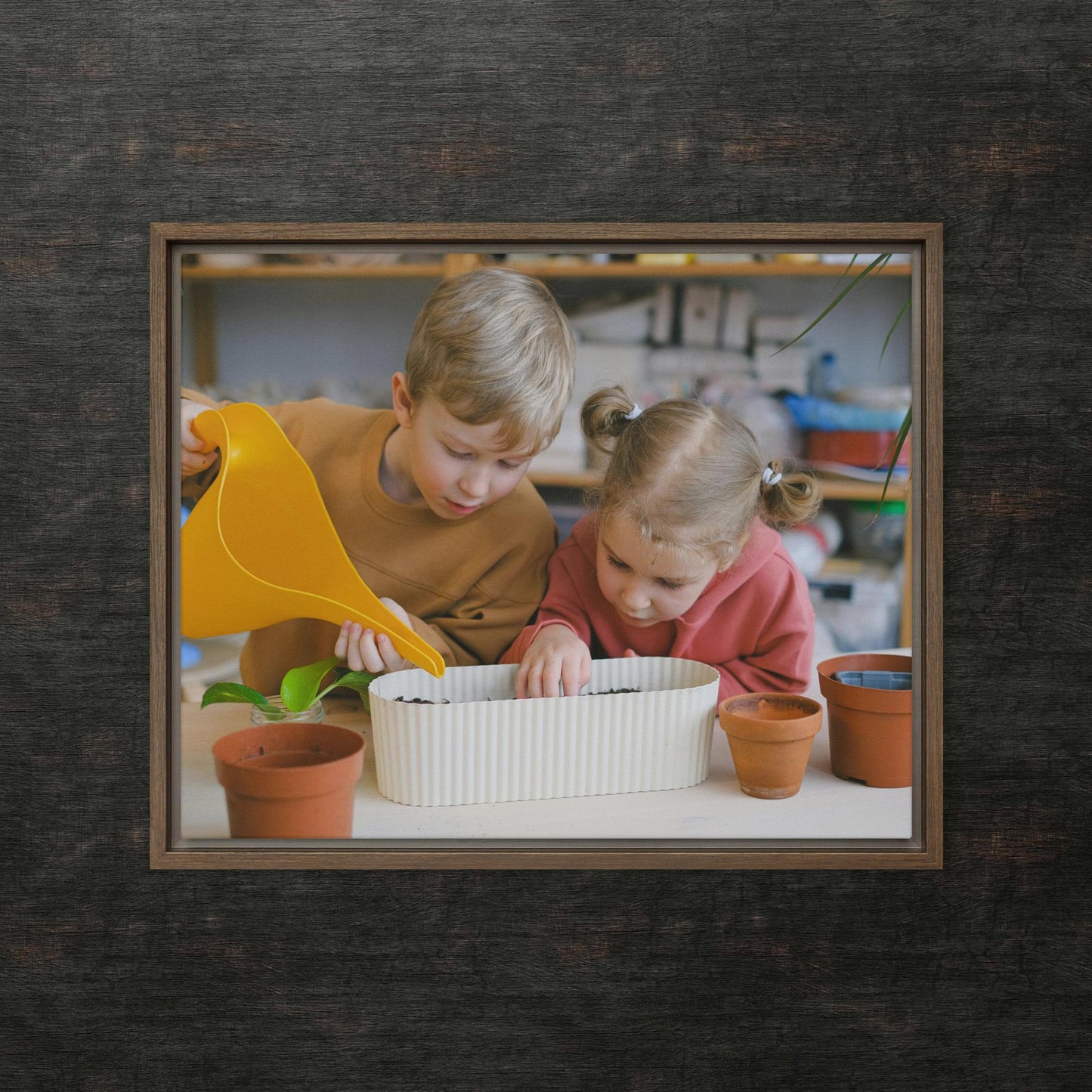 Custom Framed Canvas Single Photo