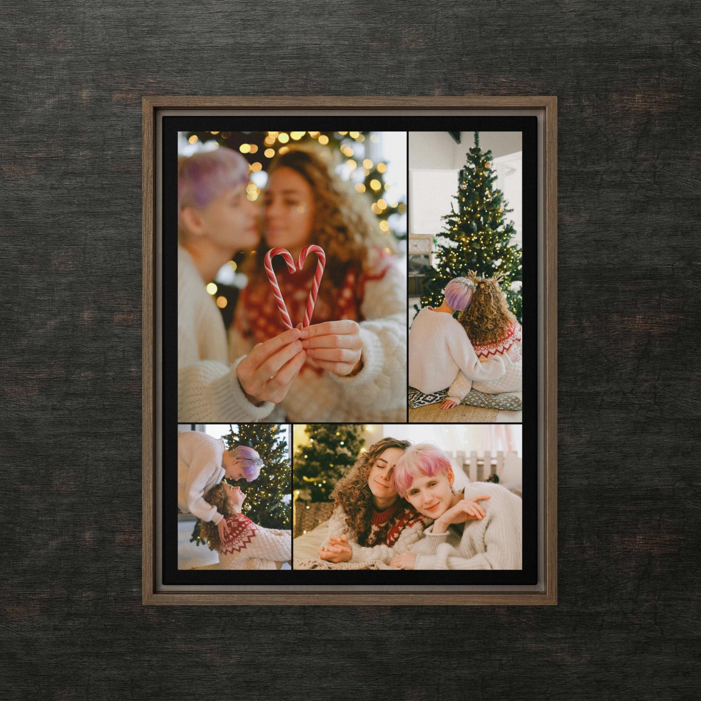 Custom Framed Canvas Photo Grid