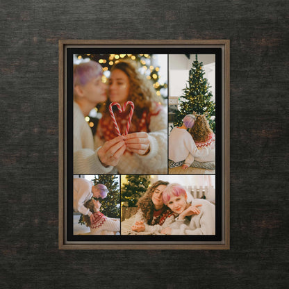 Custom Framed Canvas Photo Grid