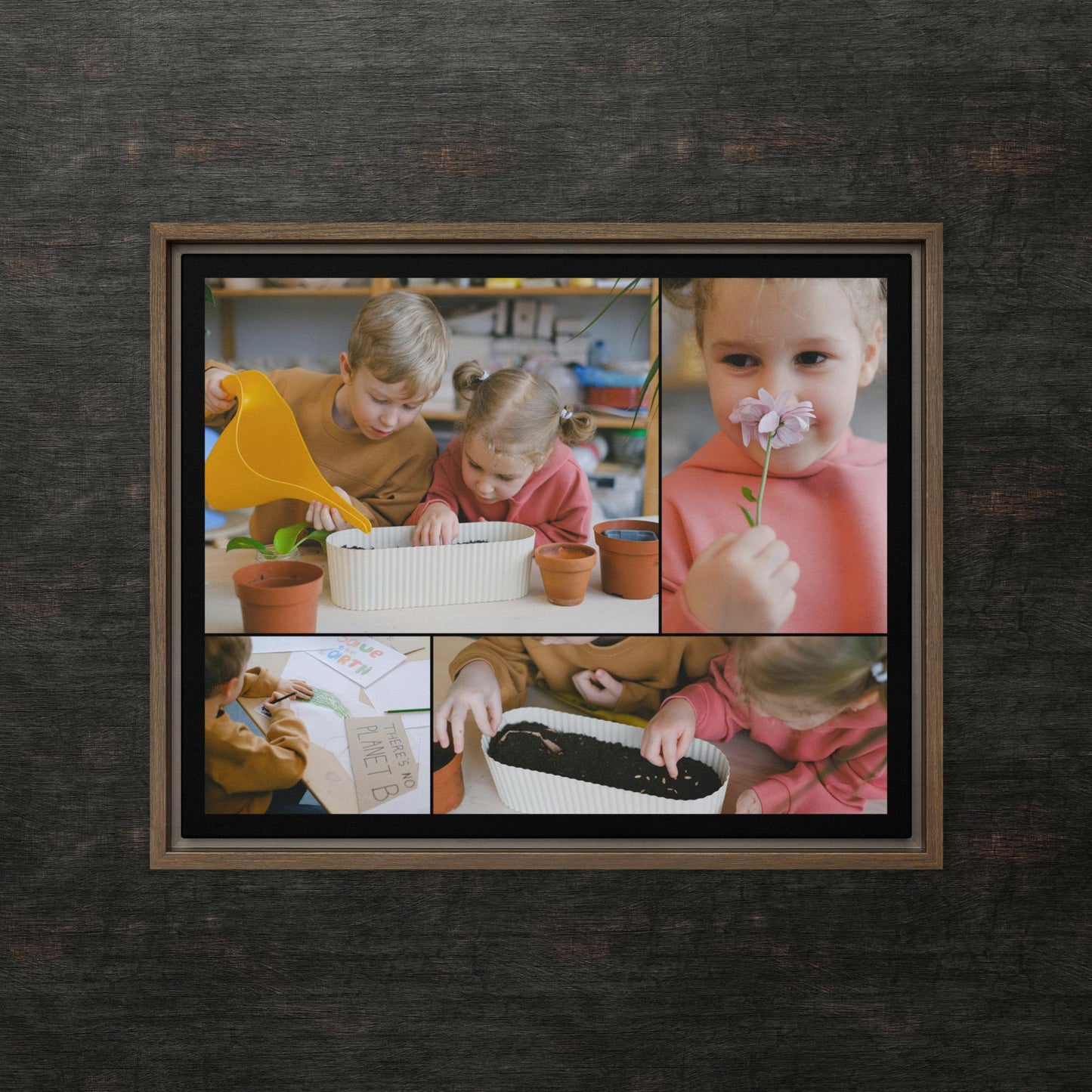Custom Framed Canvas Photo Grid