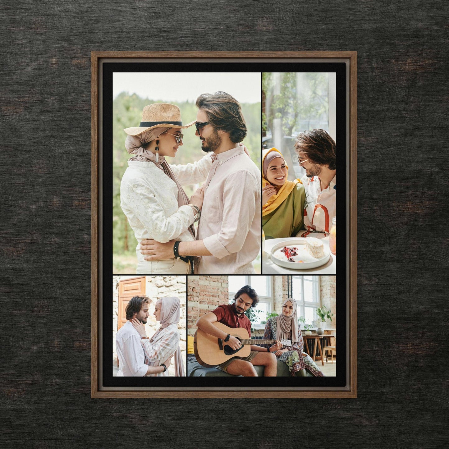 Custom Framed Canvas Photo Grid