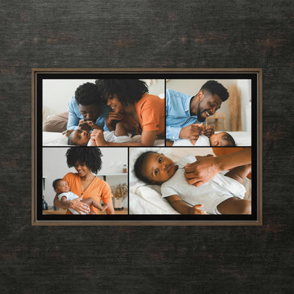 Custom Framed Canvas Photo Grid