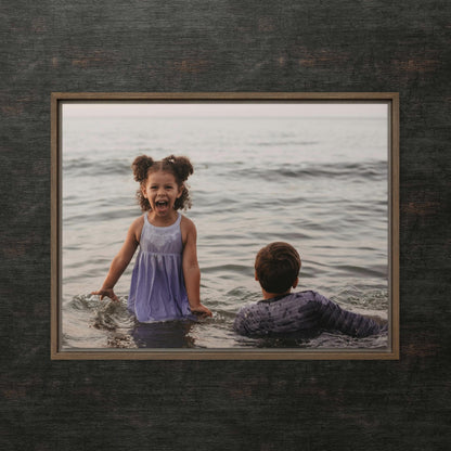 Custom Framed Canvas Single Photo
