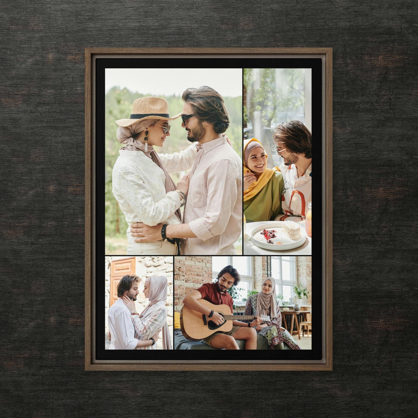 Custom Framed Canvas Photo Grid