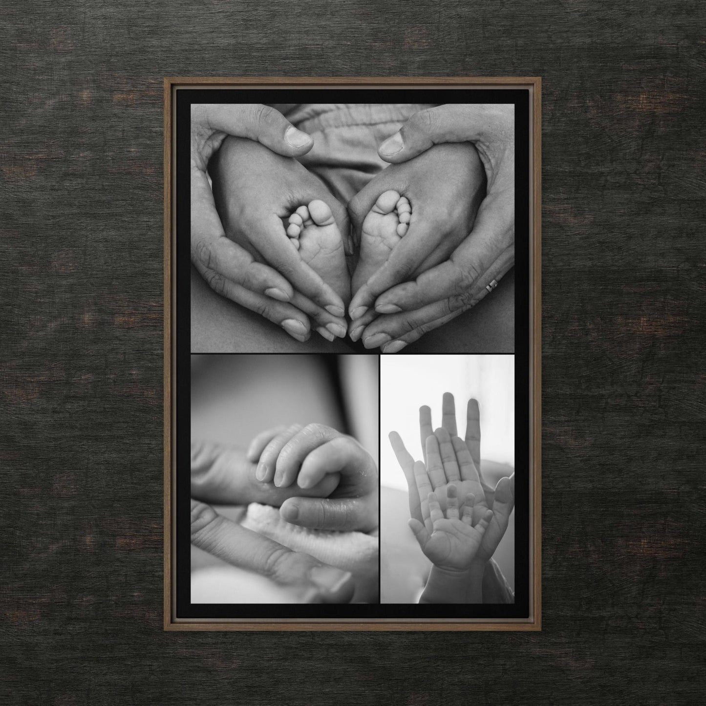 Custom Framed Canvas Photo Grid