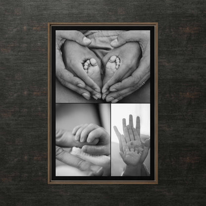 Custom Framed Canvas Photo Grid