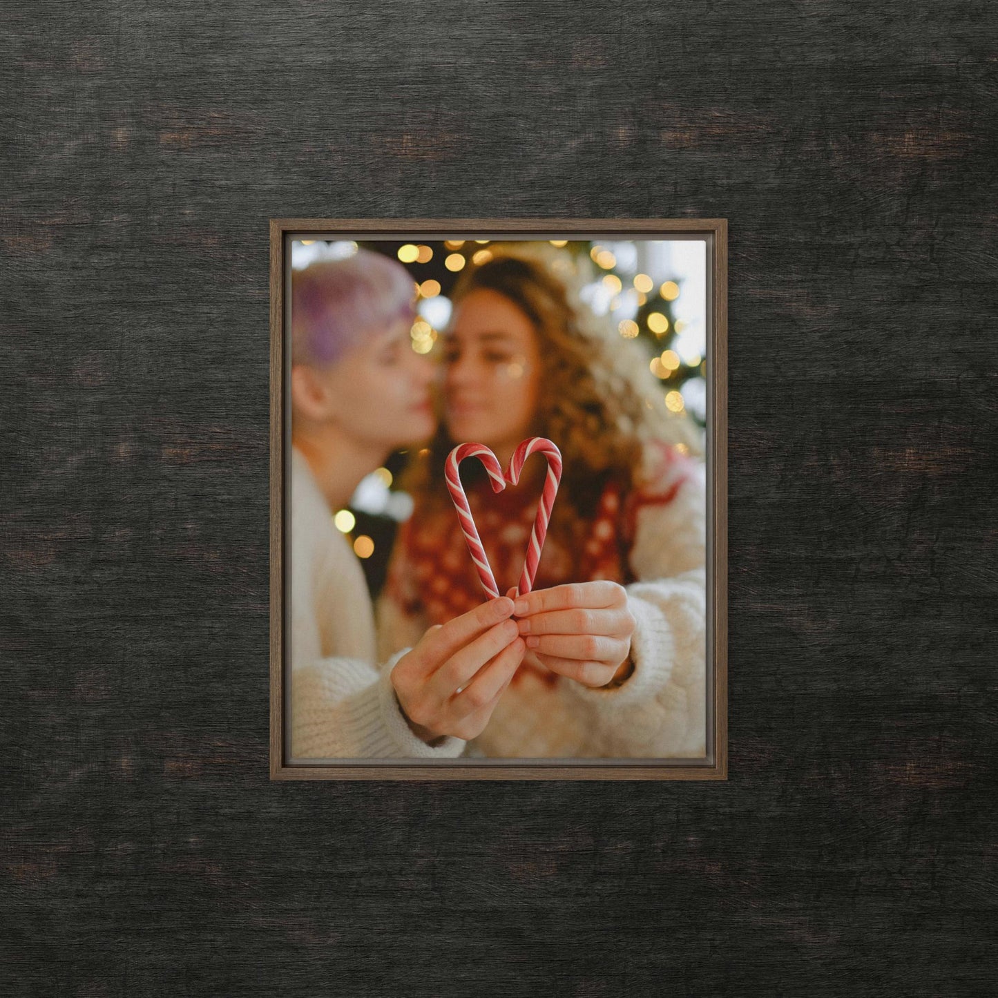 Custom Framed Canvas Single Photo