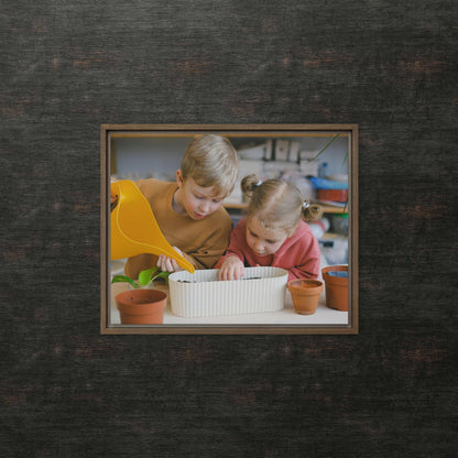 Custom Framed Canvas Single Photo