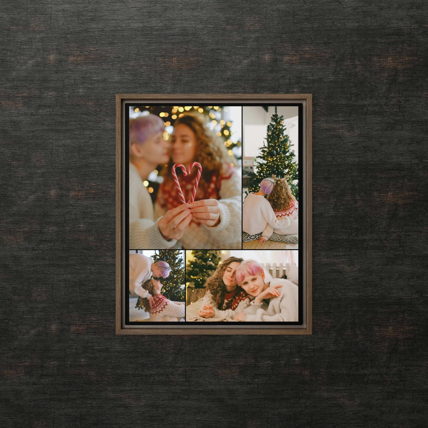 Custom Framed Canvas Photo Grid