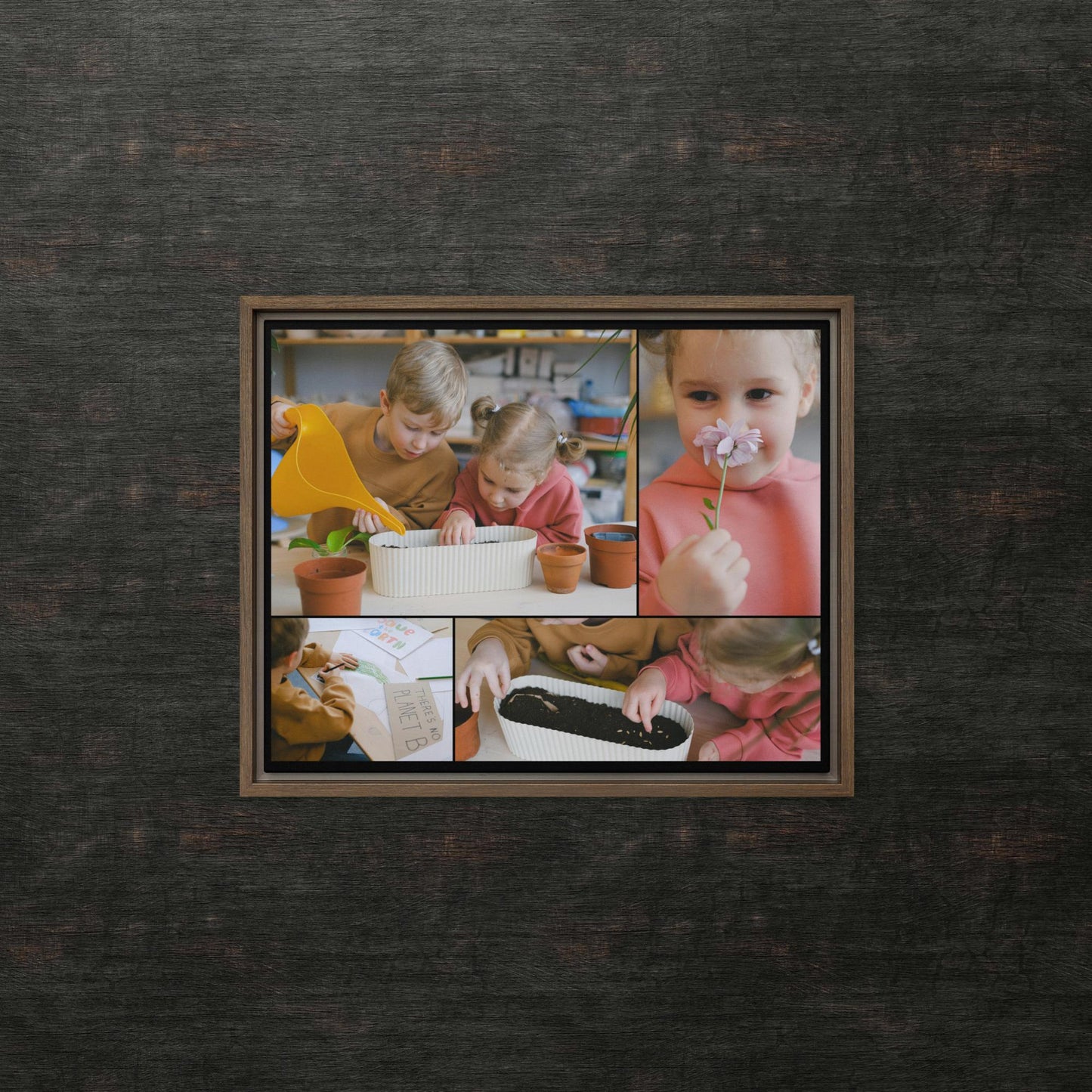 Custom Framed Canvas Photo Grid