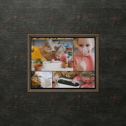 Custom Framed Canvas Photo Grid