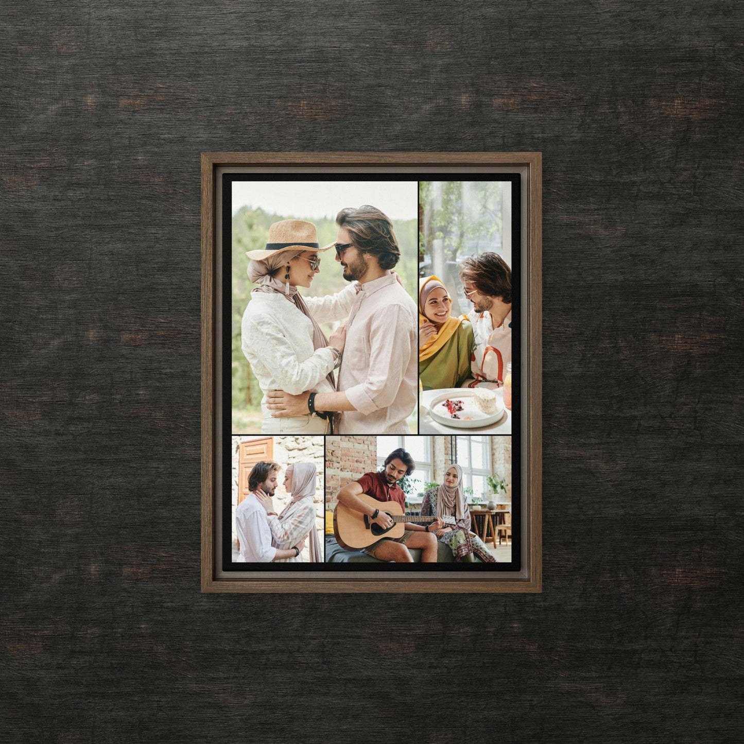 Custom Framed Canvas Photo Grid