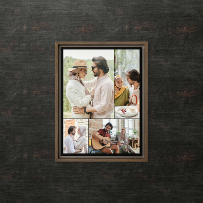 Custom Framed Canvas Photo Grid