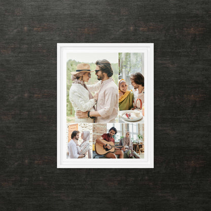 Custom Framed Canvas Photo Grid