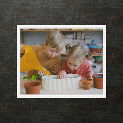 Custom Framed Canvas Single Photo