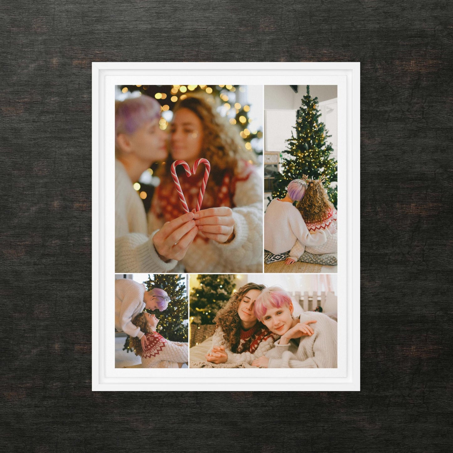 Custom Framed Canvas Photo Grid