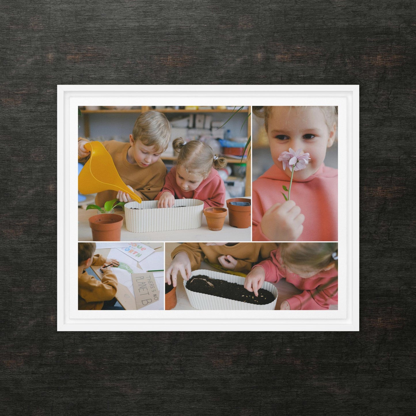 Custom Framed Canvas Photo Grid