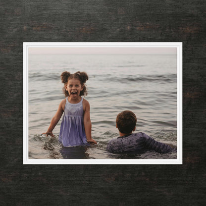 Custom Framed Canvas Single Photo