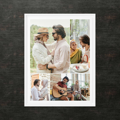 Custom Framed Canvas Photo Grid