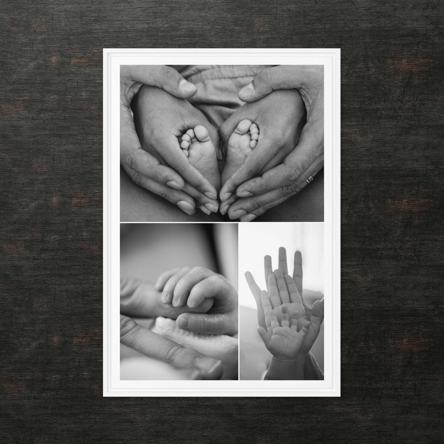 Custom Framed Canvas Photo Grid