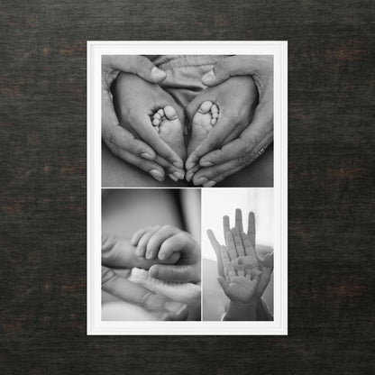 Custom Framed Canvas Photo Grid