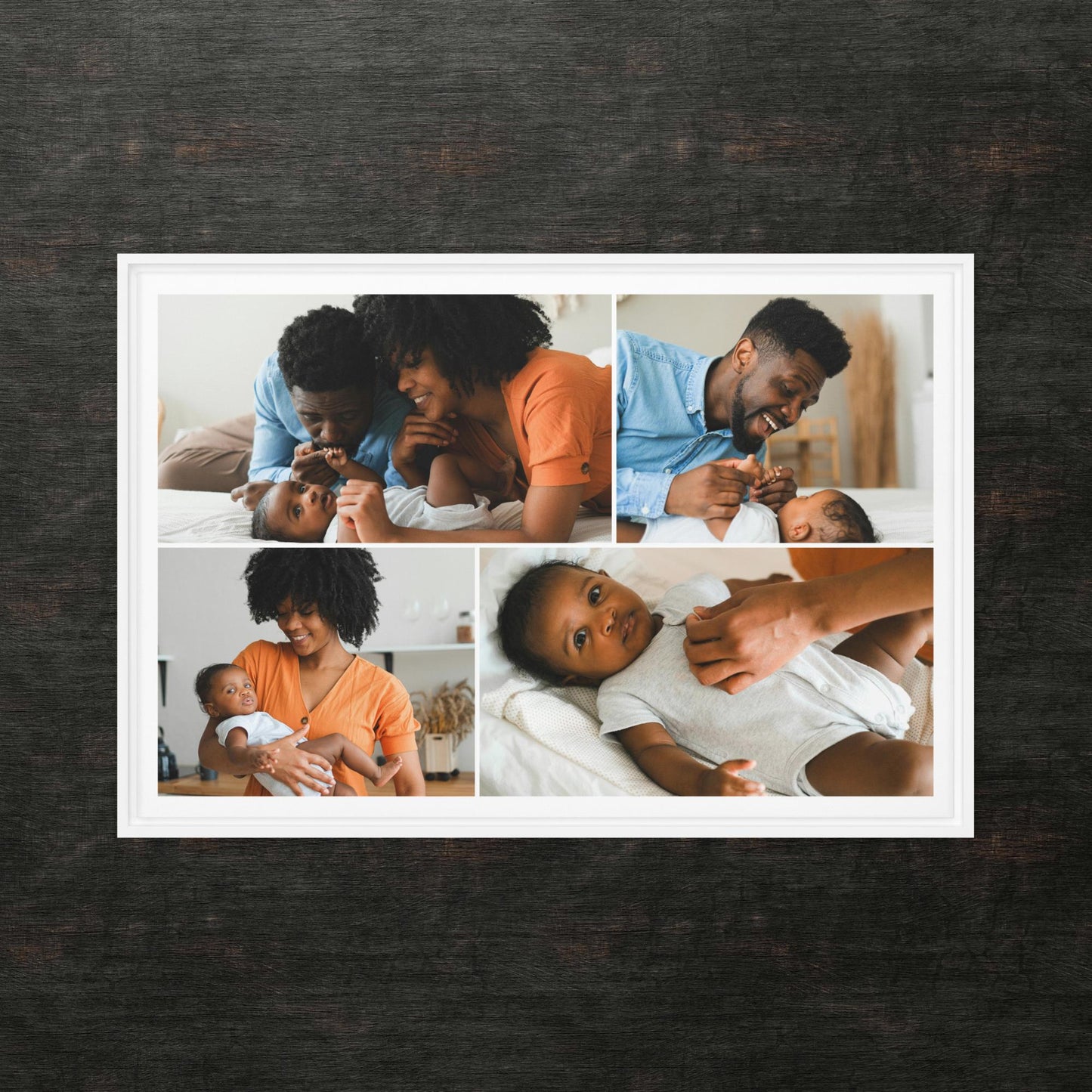 Custom Framed Canvas Photo Grid