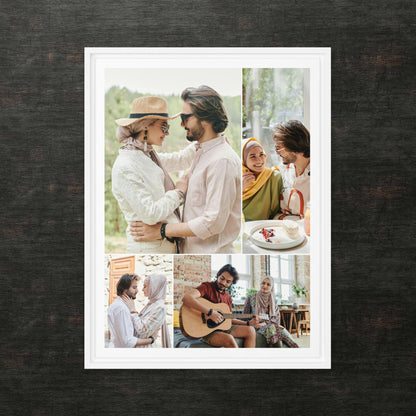 Custom Framed Canvas Photo Grid